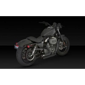 Глушитель Shortshots Stagger Black для Softail