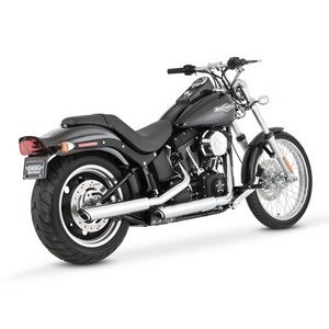 Глушитель Twin Slash 3 In Round Muffler Chrome для Softail