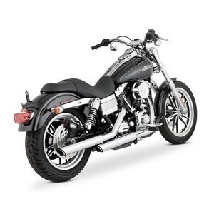 Глушитель Twin Slash 3 Round Slip-on Muffler Chrome для FX 91-10