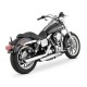 Глушитель Twin Slash 3 Round Slip-on Muffler Chrome для FX 91-10