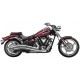 Глушитель Speedster Swept Exhaust Chrome для Raider 08-10