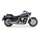 Глушитель Dragsters Exhaust Chrome для VStar 1300 07-09