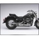 Глушитель Drag Pipes Exhaust 2IN Chrome для VStar 650 98-05