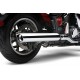 Глушитель Slip-On Exhaust Billet Tips CHRM для V-Star 950