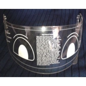 Marushin Japan Model TNT 888 Motorcycle Helmet Visor Shield New Anti Fog