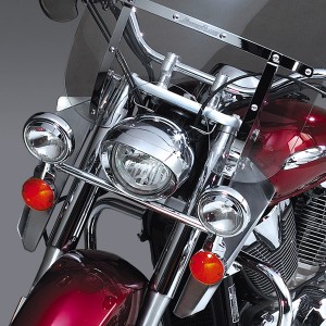 Боковые хромированные дефлекторы для Honda VTX