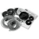 Baron Custom Cable, Hose and Wire Dress-Up Kit Black