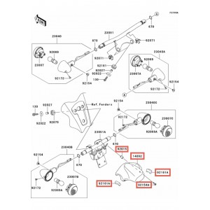 Vulcan 1700 Classic 2010 VN1700EAF (E9F~EBF) part set