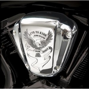 Крышка воздушного фильтра "Live to Ride" для Kawasaki VN2000 2004-2010