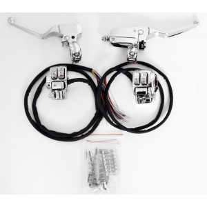 Комплект управления для Harley Davidson Touring 1996-2008 хром