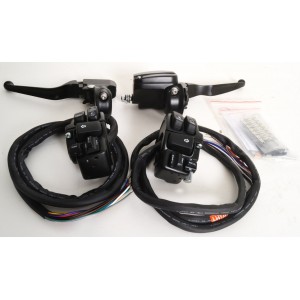 Комплект управления для Harley Davidson Touring 1996-2008 черный